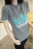 Hot !!! เสื้อแฟชั่น คอกลม ลาย HAJOR สีเทา 8858