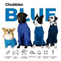 CH4 CHUBBIES Indigo Blues UPF 50+ Onesies ชุดกันขนร่วงสัตวเลี้ยง เสื้อสุนัขในบ้าน ในรถ กันขนร่วงหมา ป้องกันเลียแผล