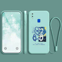 เคสvivo y95 ยางนิ่ม กันกระแทก กันน้ำ กันลื่น ฝาหลัง คลุมเต็มขอบ ไม่เบียด ฟิล์มมือถือ เคสใส่เลนส์ ลายการ์ตูนน่ารัก