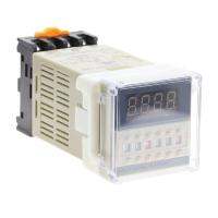 1Pcs DH48S-S โปรแกรม Double Time Delay รีเลย์ซ็อกเก็ตฐานแรงดันไฟฟ้า DC12V DC24V AC110 AC220V