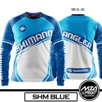 SHIMANO ANGLER EDITION ชุดตกปลา Outfit Sublimation Edition รุ่น ABGLER มาเลเซีย แขนยาว Baju Panching ไซส์ S-3XL TShirt