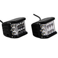 ไฟ LED ส่องสว่างสามด้าน60W 45W ไฟวิ่งเดย์ไลท์ Wrangler สปอตไลท์ไฟแต่งรถออฟโรด Xiguan