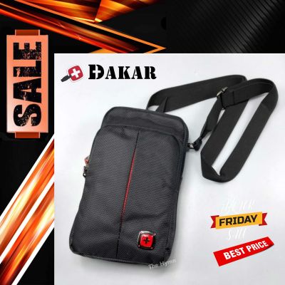 กระเป๋าผ้าหยาบ DAKAR 0610 ใบใหญ่ ร้อยเข็มขัด พร้อมสายสะพาย ซิปเคลือบ สุดเท่ ผลิตจากผ้า ไนลอน อย่างดี จัดส่งรวดเร็วทันใจ