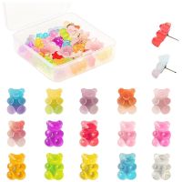 30 Pcs Small Thumbtacks Office Desk Accessories Delicate Pushpins Multi-function Convenient Map Clips Pins Tacks