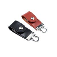 TEXT ME 64GB leather USB flash drive Leather usb100 Pendrive creativo USB 2.0 32gb 16gb 8gb 4gb