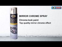 สีสเปรย์โครเมี่ยม มิลเลอร์โครม Bosny กระจกเงา Mirror Chrome Spray b123 พ่นออกมาเหมือนชุบโครเมี่ยมเลย เงาตาแตก เงาแสบตา