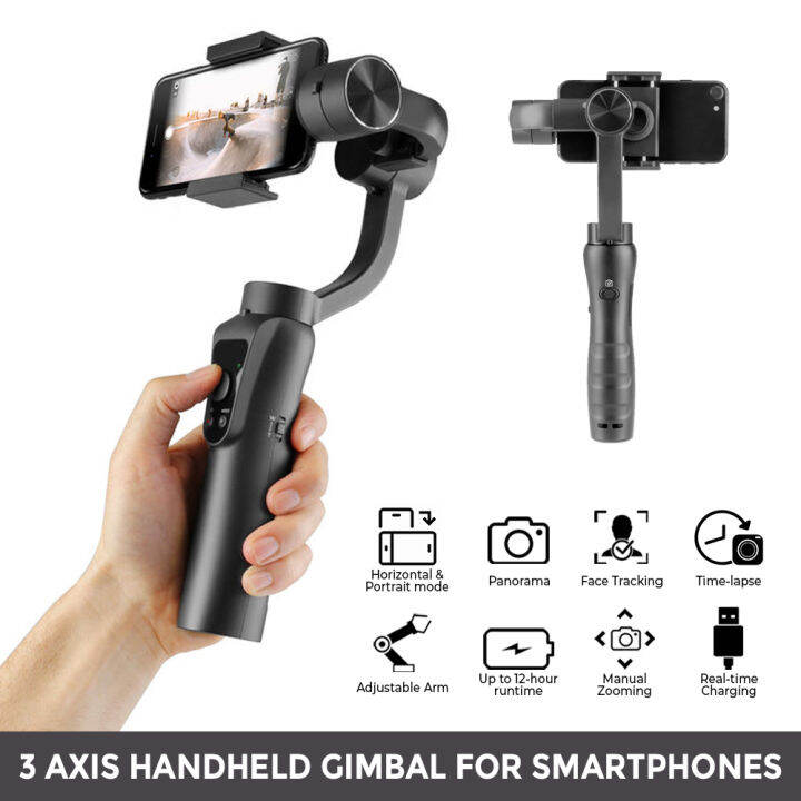 3Axis Gimbal Stabilizer, Smartphone Stabilizer, Handheld Gimbal
