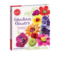 Original klutz fabulous flowers in English great paper flower Book tool material bag manual DIY childrens Puzzle Book