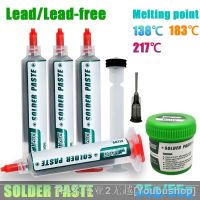 hk▧♕◙  New Type Lead-free Syringe Solder Paste Low Temperature Flux Soldering Led Sn42bi58 Sn63pb37 Smd Repair Welding