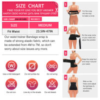 Waist Trainer Shapewear Women Slimming Tummy Wrap Waist Trimmer Belt Postpartum Reductive Girdle Modeling Strap Body Shaper