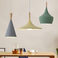 Nordic modern Ceiling lamp Aluminum Lampshade E27 pendant lights, living room dining table bedside decorative lighting Fixtures