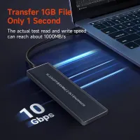 Kingspec M2เคส SSD NVME Enclosure M.2 To USB Type C 3.1อะแดปเตอร์ SSD สำหรับ M.2 NVME PCIE ฮาร์ดดิสก์ SSD (NGFF) คีย์ Hdd กล่องครอบ