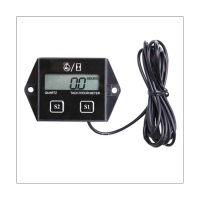 Digital Display Tachometer Timer Engine Tach Hour Meter Gauge Inductive Car Stroke Engine LCD Display for Car Motor Boat