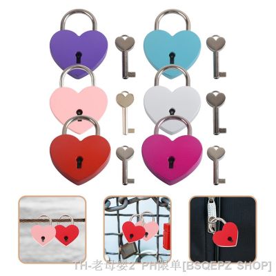 【CC】◎  6pcs Locks Diary Metal Padlocks with Keys for Luggage School