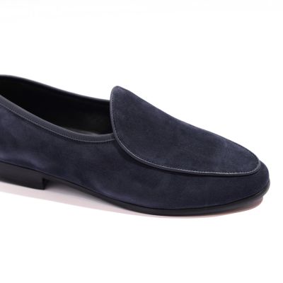 MARS PEOPLES - Belgian loafers สี Navy blue น้ำเงิน