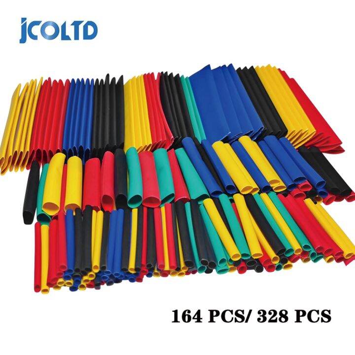 164Pcs Heat Shrink Kit Shrinking Assorted Polyolefin Insulation