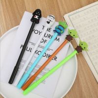 20 Pcs Cartoon Gel Pens Set Creative Cool Neutral Pen Learning Stationery Cute Student Black Test Pen Writing Tools Wholesale