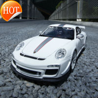 หุ่นอัลลอย BiMigao 1:18 Porsche 911ตุ๊กตาคริสต์มาสกวางเรนเดียร์ของสะสมโมเดลรถจำลองโมเดลรถโลหะผสม