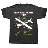 Funny RC Airplane Pilot Vintage T Shirt Summer Style Graphic Cotton Streetwear Short Sleeve Birthday Gifts T shirt Mens Clothing XS-6XL