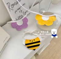 ผ้าพันคอเกาหลีสำหรับสัตว์เลี้ยง ปลอกคอแมว ปลอกคอสัตว์เลี้ยง(Bee/Yellow flower/Purple flower)น่ารักมาก