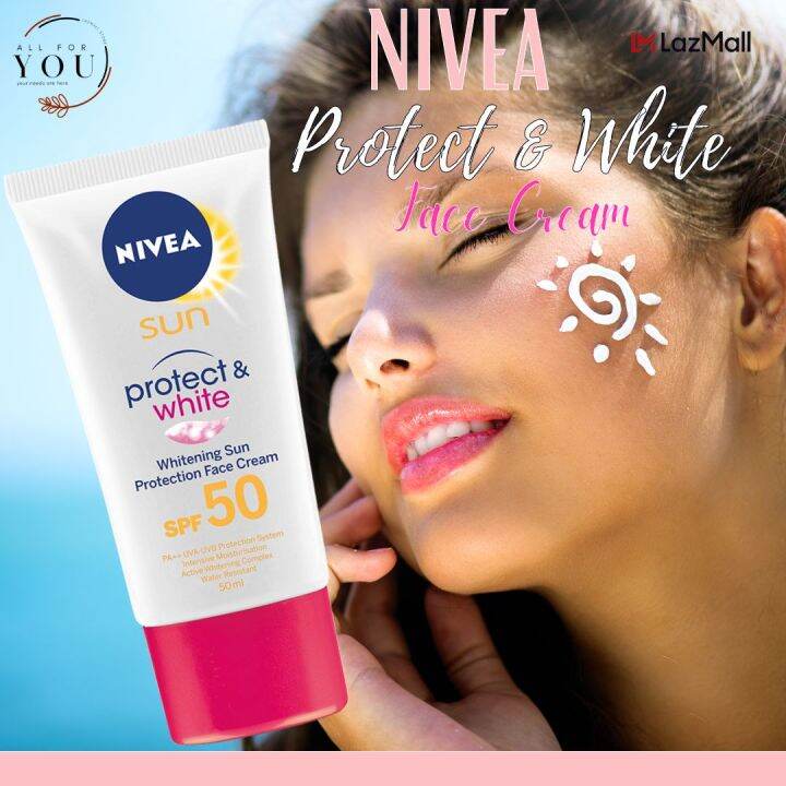 Nivea Sun Protect & White SPF50 Whitening Sun Protection Face Cream