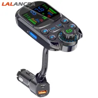 LA มีสินค้าในรถที่ชาร์จไร้สายแบบแฮนด์ฟรีรองรับบลูทูธไฟแช็ค Mp3ชาร์จเร็วที่ BC86เครื่องส่งสัญญาณ Fm【fast】