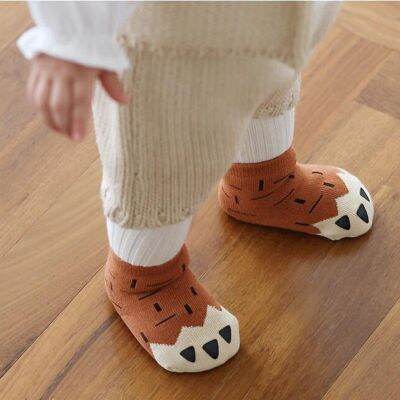 Baby Socks Toddler Baby Cute Animal Paw Terry Cotton Socks 0-3 Years Children Kids Boys Girls Cute Claws Anti-slip Socks 1 Pair