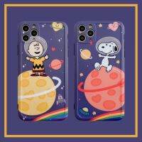 เคสไอโฟน เคสซิลิโคน 11 12 promax iPhone case for iPhone X XS MAX XR  7+ 8PLUS อวกาศชารลี  TPU-R1603 อวกาศสนูปปี้ TPU-R16