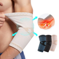 2PCS Elbow Support Elastic Gym Sport Elbow Protective Pad Nylon Knitted Sport Basketball Tennis Arm Sleeve Elbow Brace Arthritis Supports Braces