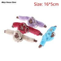 1pc 16x5cm Cute Girl Plush Fur Monkey Toy Key Chain Orangutan Keychain on Pant Women Bag Car Trinket Female Toy 13 Style