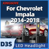 2ชิ้นไฟหน้าไฟสูง Led D3s 110วัตต์40000lm ชิป Csp ไฟซีนอนรถยนต์1:1สำหรับ Chevrolet Impala 2014 2015 2016 2017 2018