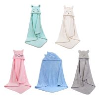 Baby Poncho Bath Towel Velvet Fleece Hood Infant Towels Blanket Newborn Towel i t