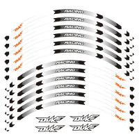 New 12 Strips Motorcycle Accessories Colorful Personality Wheel Hub Tire Decal Emblem Reflective Sticker For KTM DUKE duke