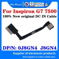 ใหม่ Original J8GN4 0J8GN4สำหรับ Dell Inspiron G7 7500 G7 15นิ้วแล็ปท็อป DC IN สาย DC-IN สายไฟแจ็คอินพุตพร้อม