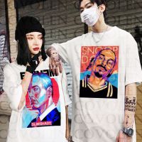 2023 newpopular rappers Graphic T เสื้อ unisex สีขาวแฟชั่น Casual TEE