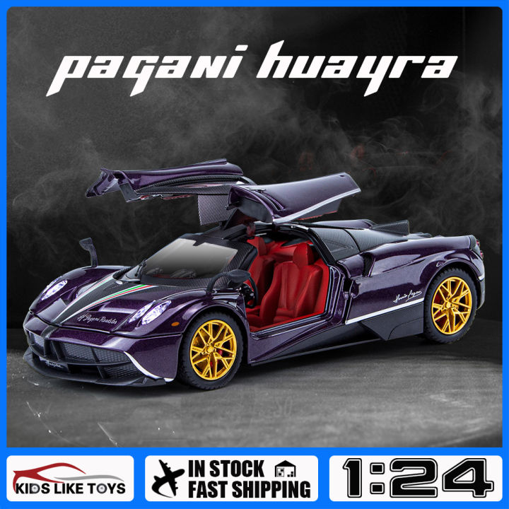 รถบรรทุก1-24โมเดลรถยนต์โลหะซูเปอร์คาร์-pagani-huayra-สำหรับ-kids-toys-ยานพาหนะสะสมงานอดิเรก