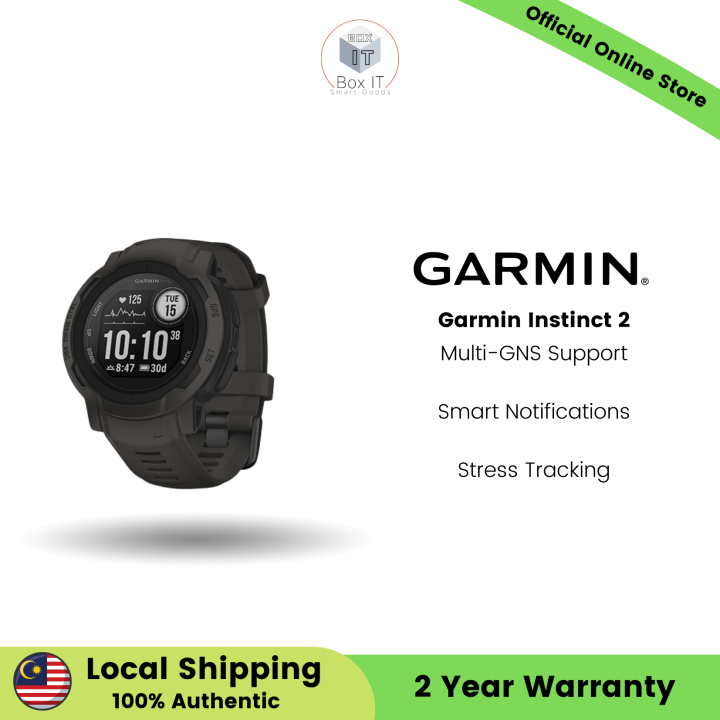 Garmin Instinct 2 MultiGNS Support Smart Notifications Stress Tracking