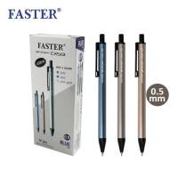 FASTER gel oil pen CX513 ปากกา  ปากกาลูกลื่นเจล ฟาสเตอร์0.5 (12ด้าม)