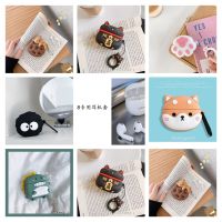 Animals Earphone Case For Original Air Pro 6 TWS Case For Lenovo HT38 cover Bluetooth Earphone Charging Box Protective Case Wireless Earbuds Accessori