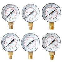 【YD】 Y50 Radial Pressure Gauge 1/4BSPT 52mm Used on Air/Gas/Water/Fuel Non-corrosive Media Performance Durable