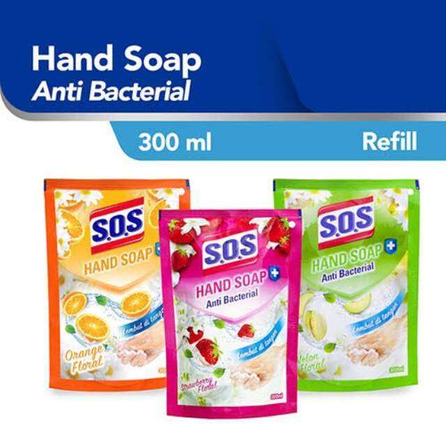 SOS Hand Soap REFILL 300ML Lazada Indonesia