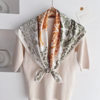 YUNBOBO Fashion Scarf 90x90cm Square Scarf Printed Scarf women Lady Shawl