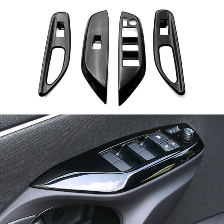 for-mazda-2-2023-car-window-glass-lift-button-switch-cover-trim-door-armrest-panel