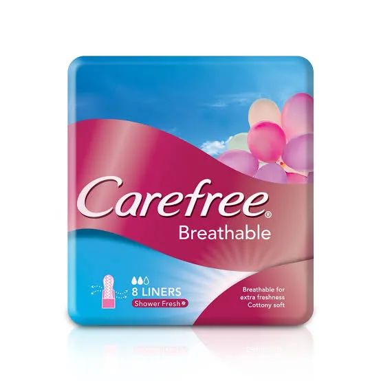 Carefree Panty Liner Breathable Scented 8's Lazada PH