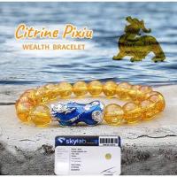 สร้อยข้อมือ Citrine Stone Premium Pi Xiu Thermo เปลี่ยนสี