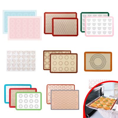 Macaron Silicone Baking Mat Pad Liner Non stick Macaroon Kitchen Dough Mat Tool For Cake Bakeware Pastry Accessories