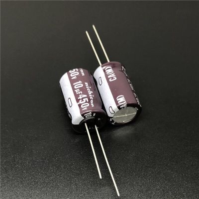 10pcs/100pcs 10uF 450V Japan NICHICON CA Series 12.5x20mm High ripple current Long Life 450V10uF Aluminum Electrolytic Capacitor