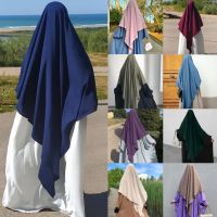 【YF】 Muslim Fashion Hijabs Caps Women Abaya Arabic Head Scarf Prayer Hat Clothing Chiffon Hijab Kaftan Dubai Turban Headpiece