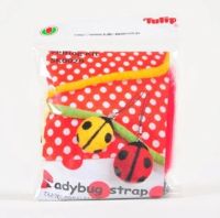 Tulip felting kit Ladybug strap / เซ็ตใยขนแกะสำหรับงาน needle felting รูปพวงกุญแจน้องเต่าทอง แบรนด์ Tulip จากประเทศญี่ปุ่น (TSK0029)