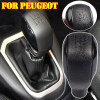 ใหม่ Chrome รถ ABS เกียร์ Shift Knob 5ความเร็วสำหรับ Peugeot 106 206 306 406 107 207 307 407 301 308 2008พร้อม Gaiter Cover